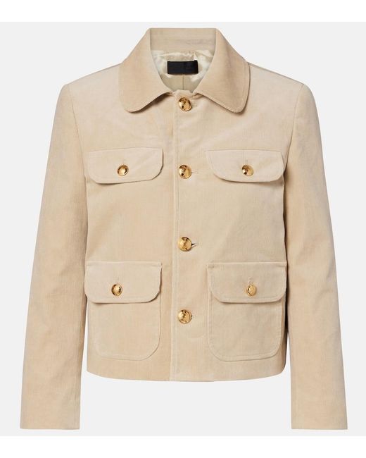 Nili Lotan Natural Chamonix Cotton-Blend Jacket
