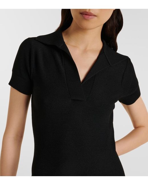 Robe Polo Alaïa en coloris Black
