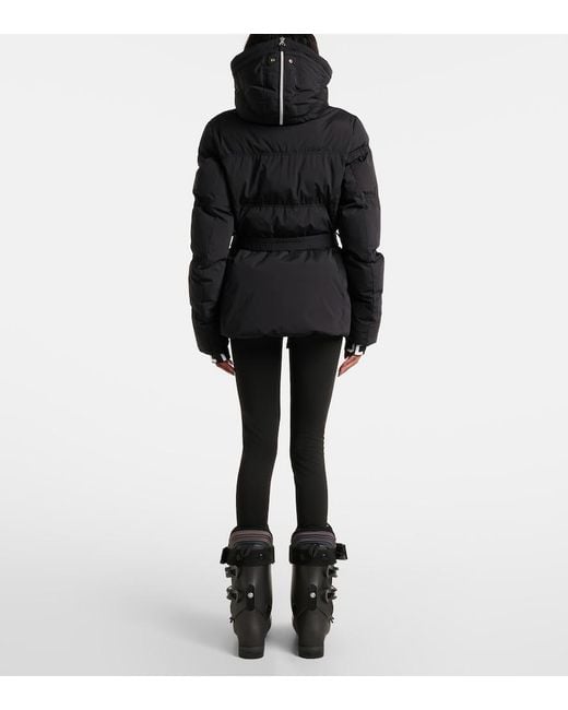 Jet Set Black Chamonix Belted Ski Jacket