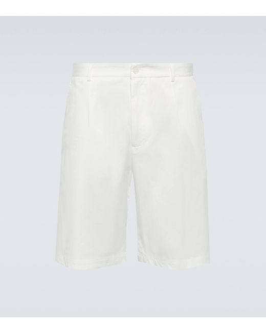 Bermuda en coton melange Dolce & Gabbana pour homme en coloris White