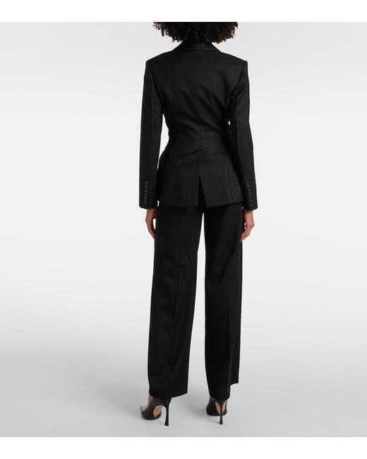Nina Ricci Black Wool Gabardine Blazer