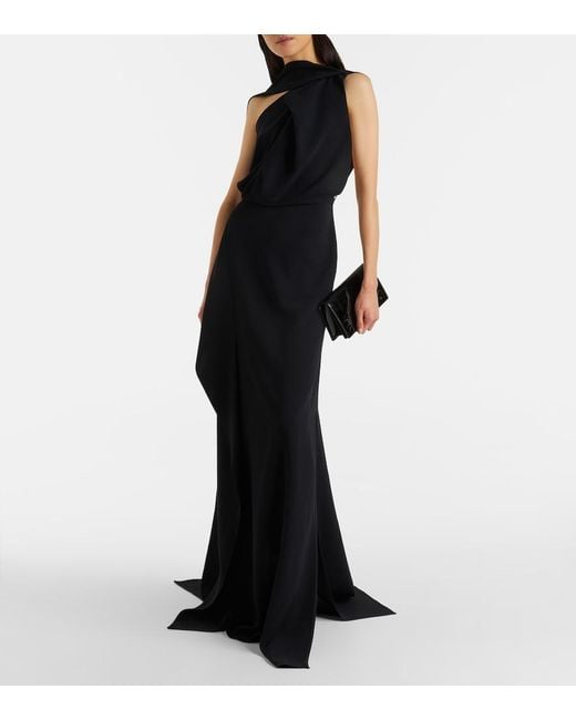 Maticevski Black Priority Draped Gown