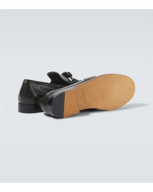 Bottega Veneta Black Astaire Moccasin for men