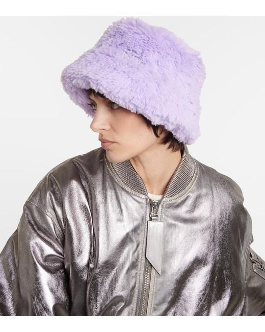 Ruslan Baginskiy Purple Teddy Bucket Hat