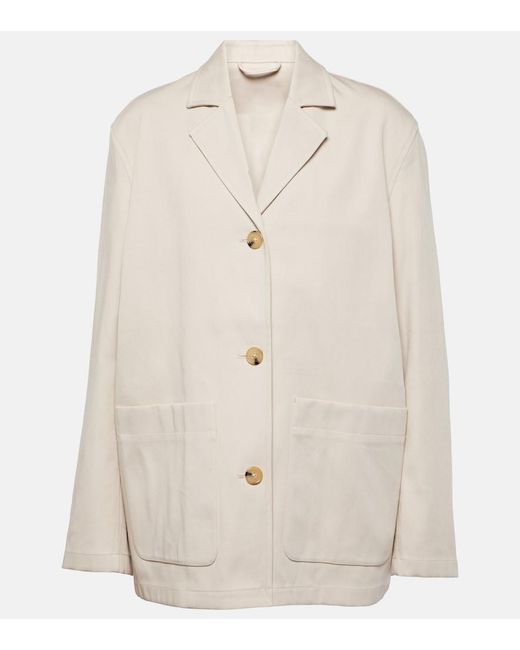 Totême Natural Cotton Blazer