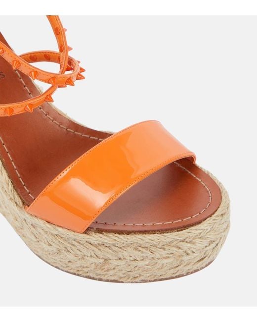 Christian Louboutin Multicolor Wedge-Sandalen Chocazeppa 120