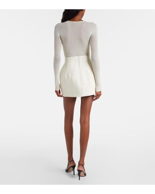 Wardrobe NYC White Minirock Rhw