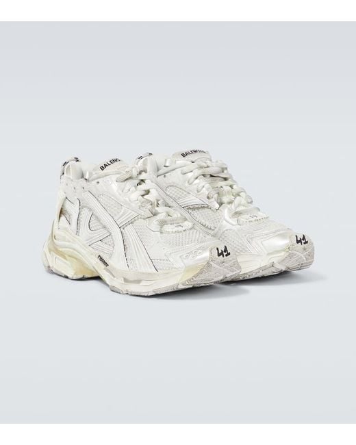 Sneakers Runner di Balenciaga in White da Uomo