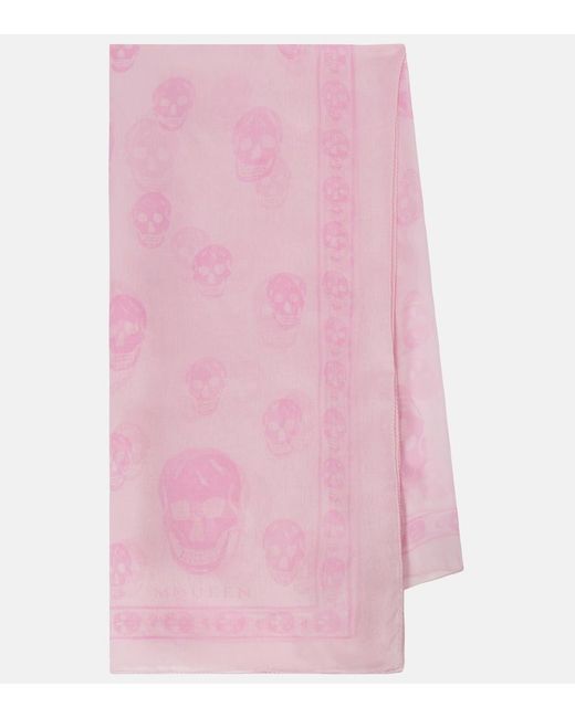 Sciarpa di McQueen in Pink