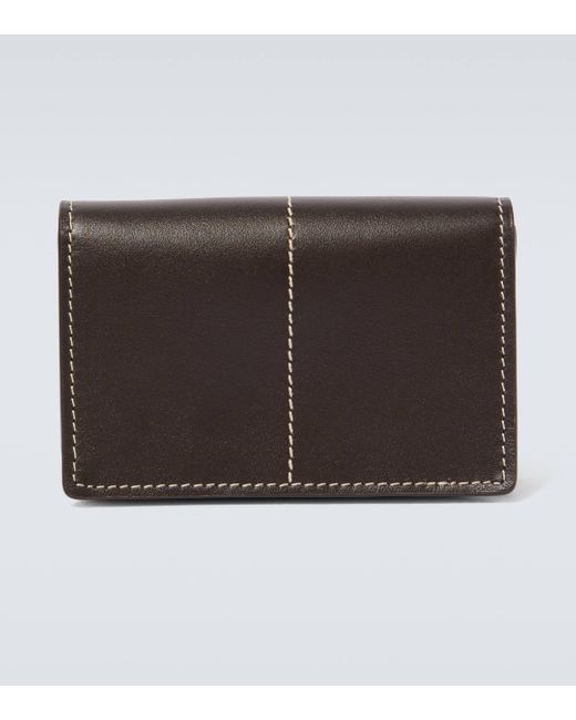 Tod's Brown Leather Card Holder for men