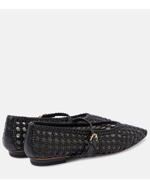 Ulla Johnson Black Ballerinas Gracie