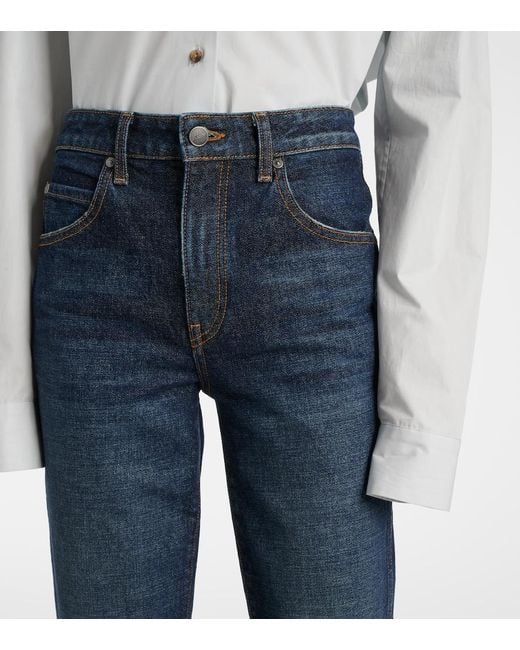 Khaite Blue Viv Straight Jeans