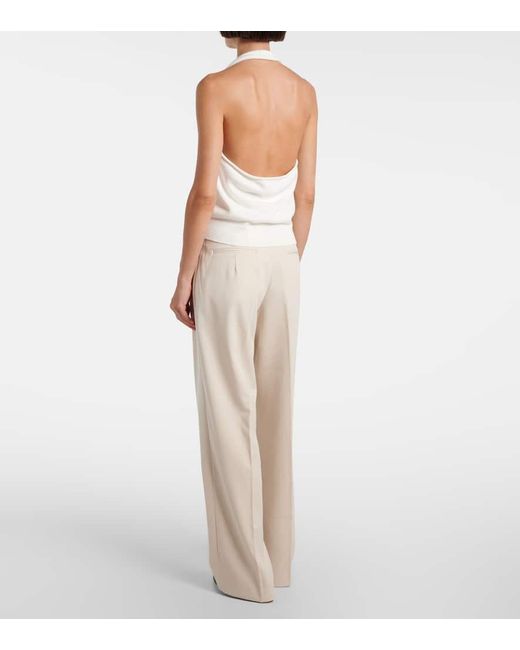 AYA MUSE White Top Aus Einem Baumwollgemisch
