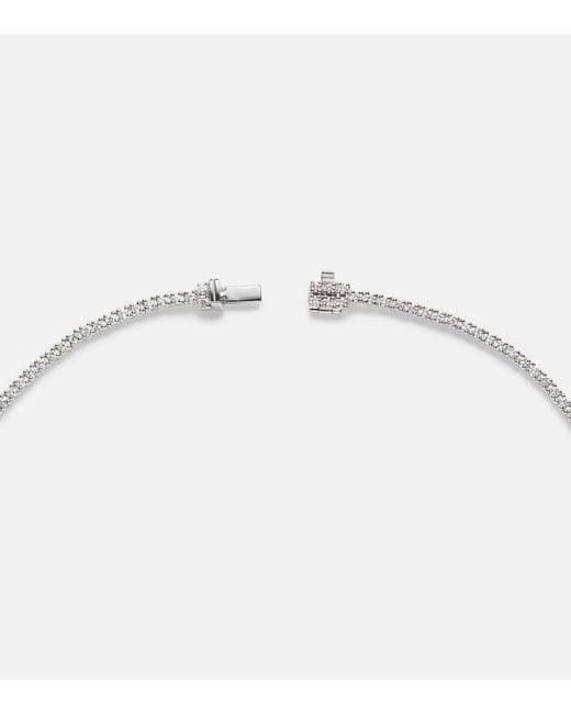 YEPREM Metallic Y-Couture 18Kt Pendant Necklace With Diamonds