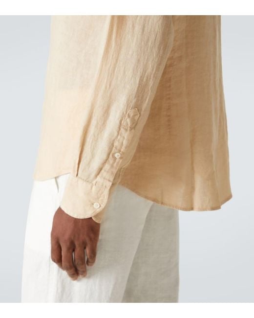 Fedeli Natural Linen Shirt for men