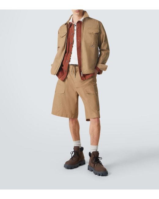 Moncler Natural Cotton Blouson Jacket for men