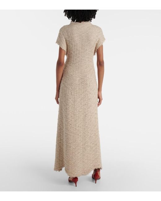 Khaite Natural Ema Hemp And Silk Maxi Dress