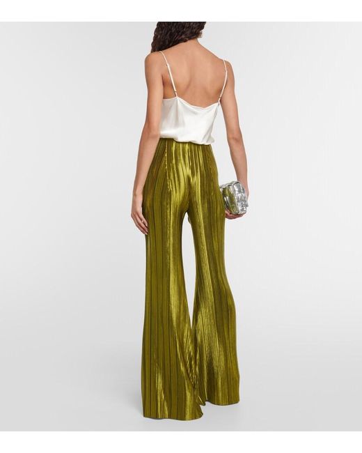 Galvan Green Nuage Pleated Pants