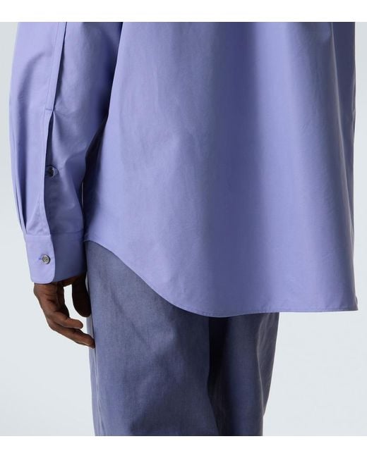 Calvin Klein Blue Axel Cotton Shirt for men