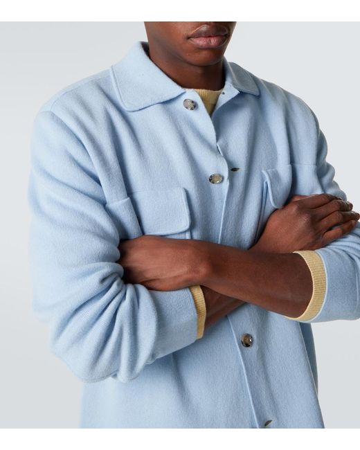 Camicia di Allude in Blue da Uomo
