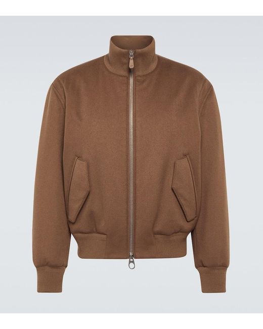Loro Piana Bomberjacke Ume Aus Kaschmir in Brown für Herren