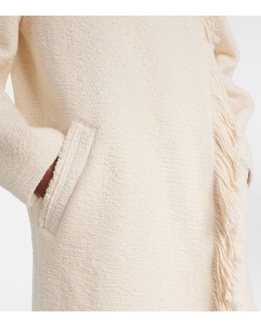 Isabel Marant Natural Mantel Gameia Aus Baumwolle Und Leinen