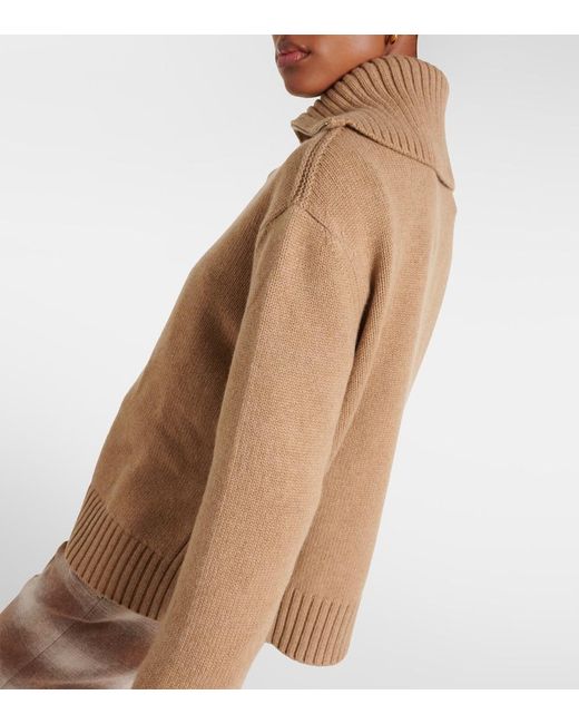 Loro Piana Brown Parksville Cashmere Sweater