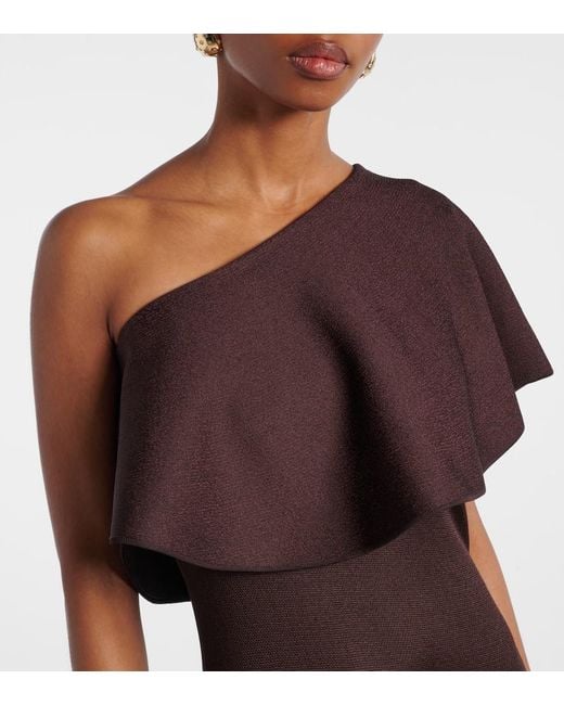 Altuzarra Purple Asymmetrical Maxi Dress