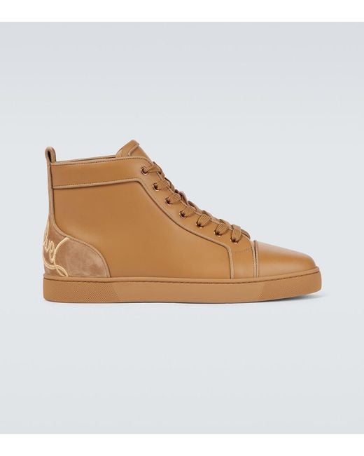 Christian Louboutin Brown Fun Louis Sneakers for men