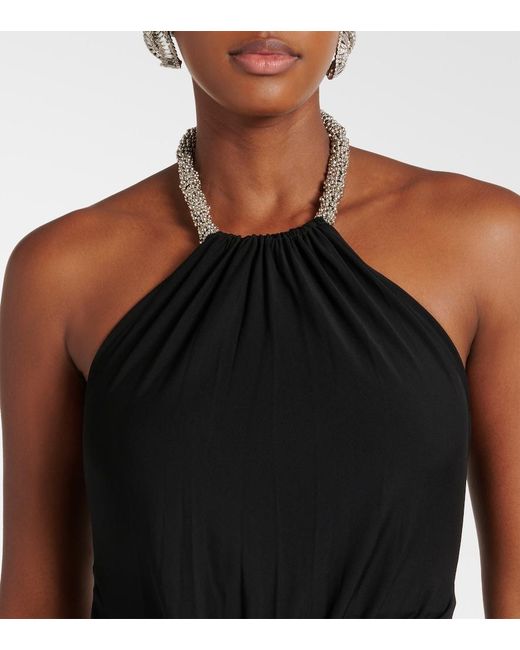 Jonathan Simkhai Black Halterneck Gown