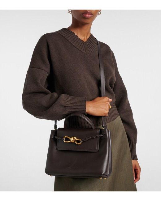 Bottega Veneta Black Ciao Ciao Small Leather Shoulder Bag