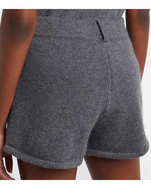 Lisa Yang Gray Annora Cashmere Shorts