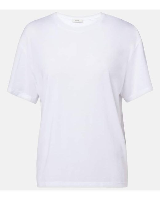Totême  White T-Shirt Aus Jersey