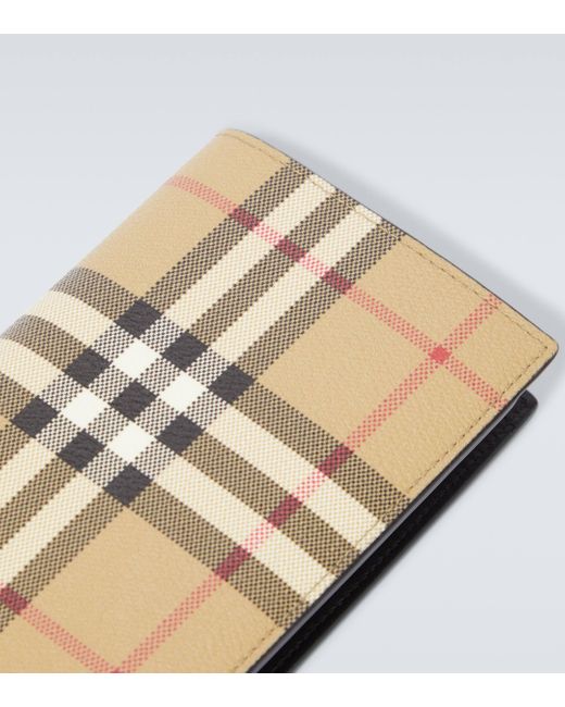 Burberry Natural Faux Leather Wallet for men