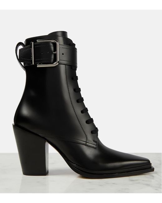 Jimmy Choo Black Myos 80 Heeled Boots