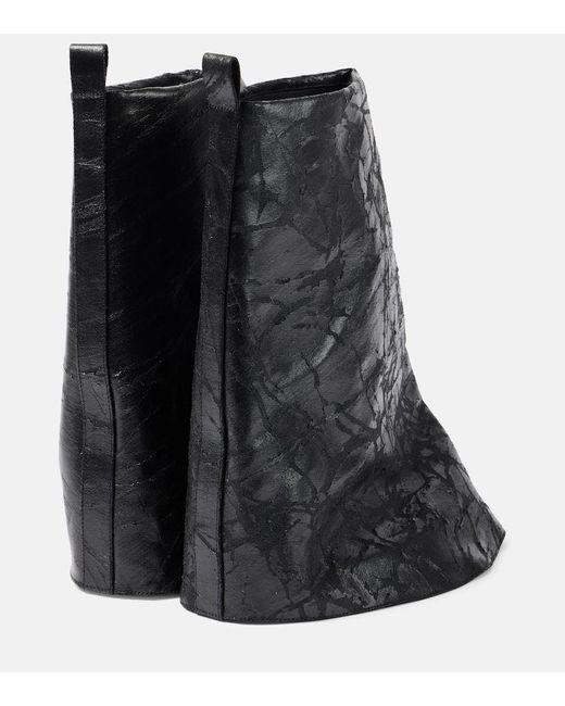 Rick Owens Black Drkshdw Denim Boots