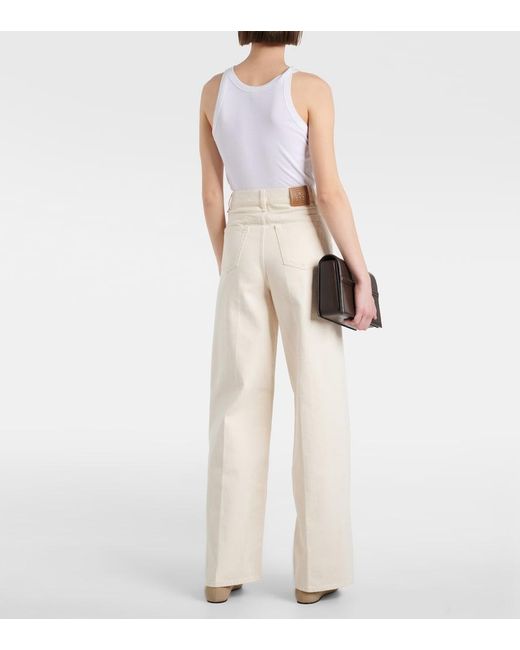 Totême Natural High-Rise Wide-Leg Jeans