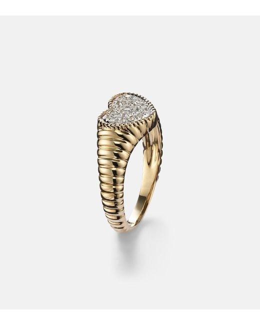 Yvonne Léon White Baby 9Kt Ring With Diamonds