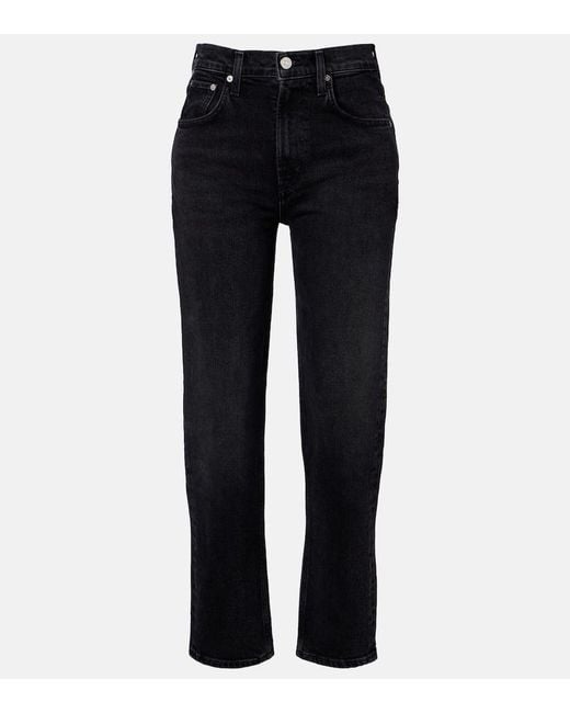 Citizens of Humanity Blue Delfina Straight Jeans