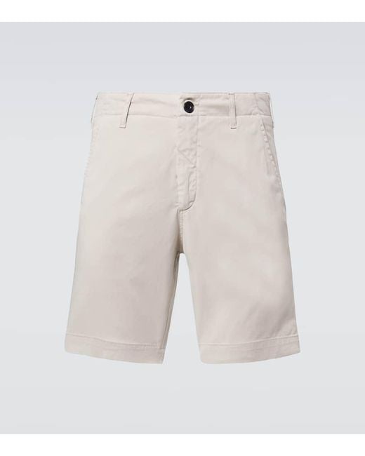Vilebrequin White Gabardine Bermuda Shorts for men
