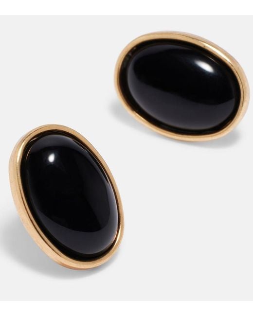 Jennifer Behr Black Elaine Earrings