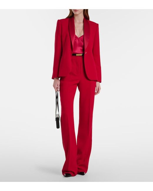 Max Mara Red Silk Satin Camisole