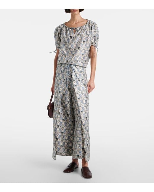 Top Rose di Loro Piana in Gray