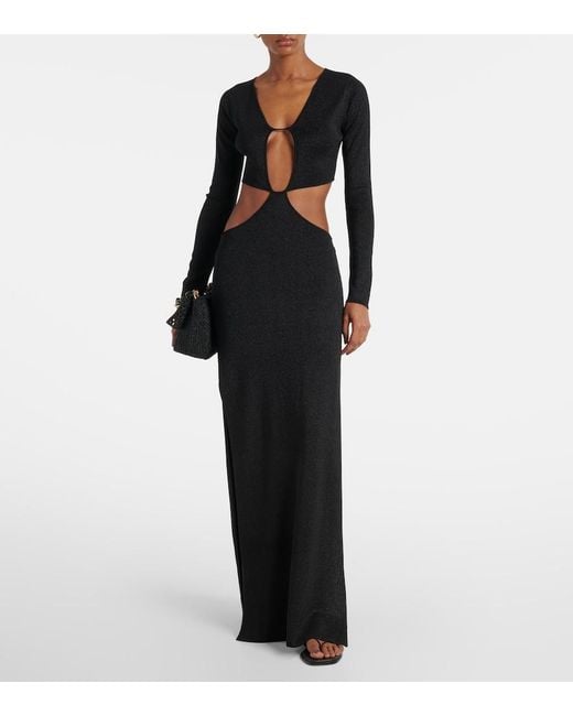SAME Black Maxikleid