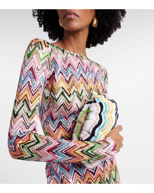 Missoni Metallic Zigzag Small Clutch