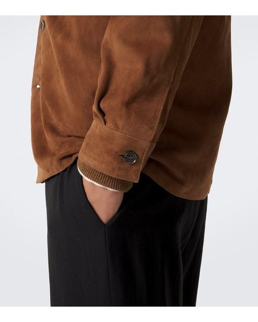 Arma Brown Nico Suede Jacket for men