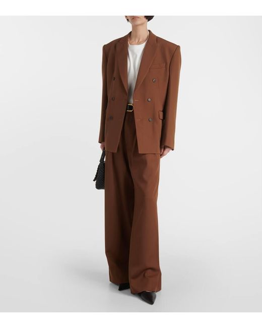 Wardrobe NYC Brown Blazer aus Wolle