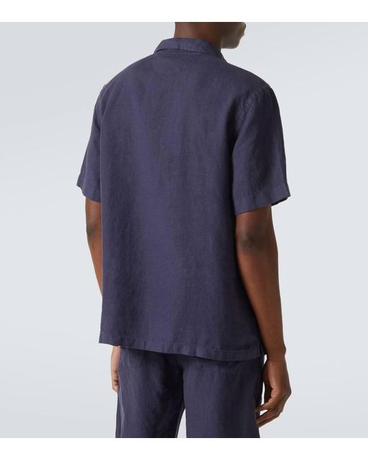 Camicia di Thom Sweeney in Blue da Uomo
