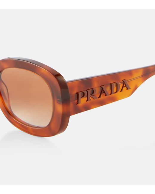 Prada Brown Oversize-Sonnenbrille