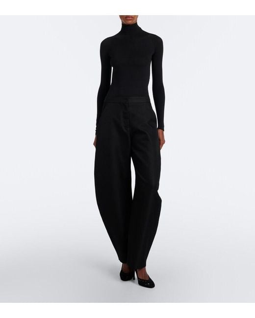 Alaïa Black Vienne Suede Pumps